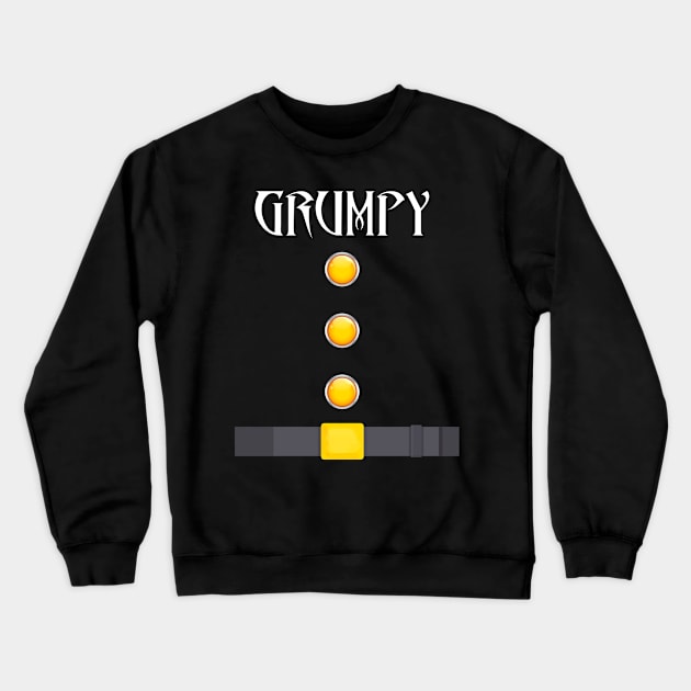 Grumpy Dwarf Halloween Costume Funny Gift Idea Grumpy Dwarf T-Shirt Crewneck Sweatshirt by Trendy_Designs